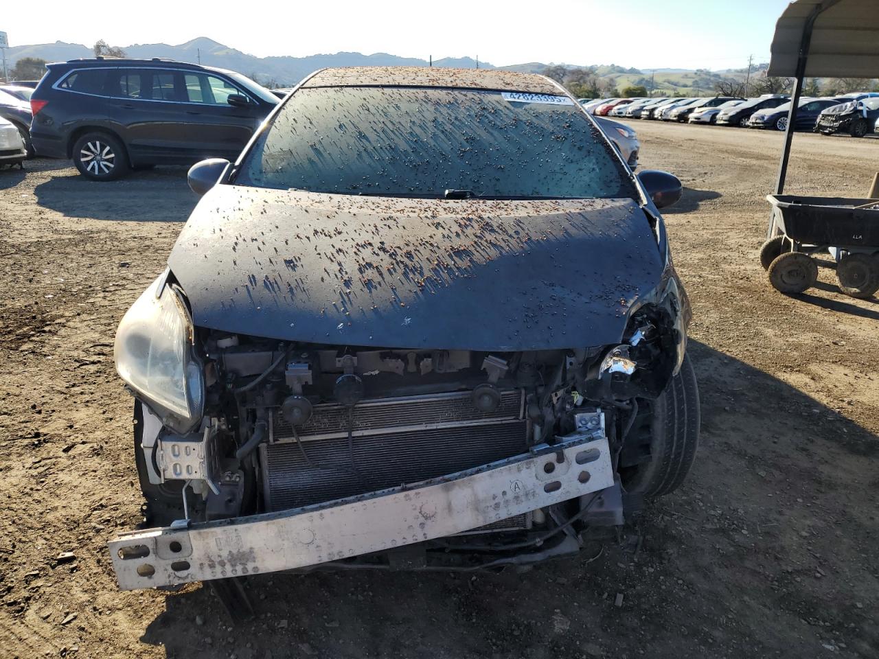 2015 Toyota Prius VIN JTDKN3DU2F1947715 Copart auction photo, front end damage thumbnail 5