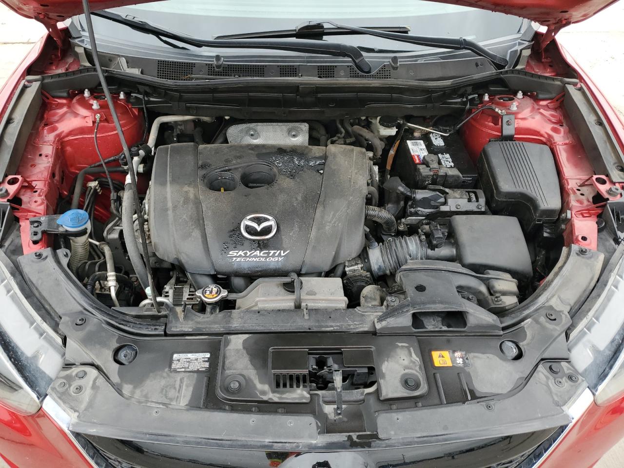2015 Mazda CX-5 VIN JM3KE2DY7F0441856 Copart auction photo, side / rear end damage thumbnail 12