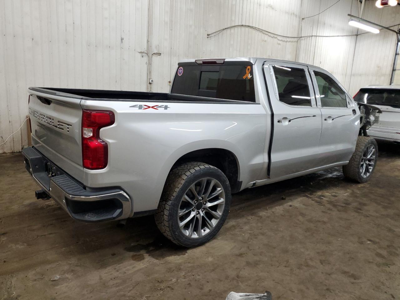 2020 Chevrolet Silverado VIN 3GCUYDED2LG338898 Copart auction photo, front end / side damage thumbnail 3