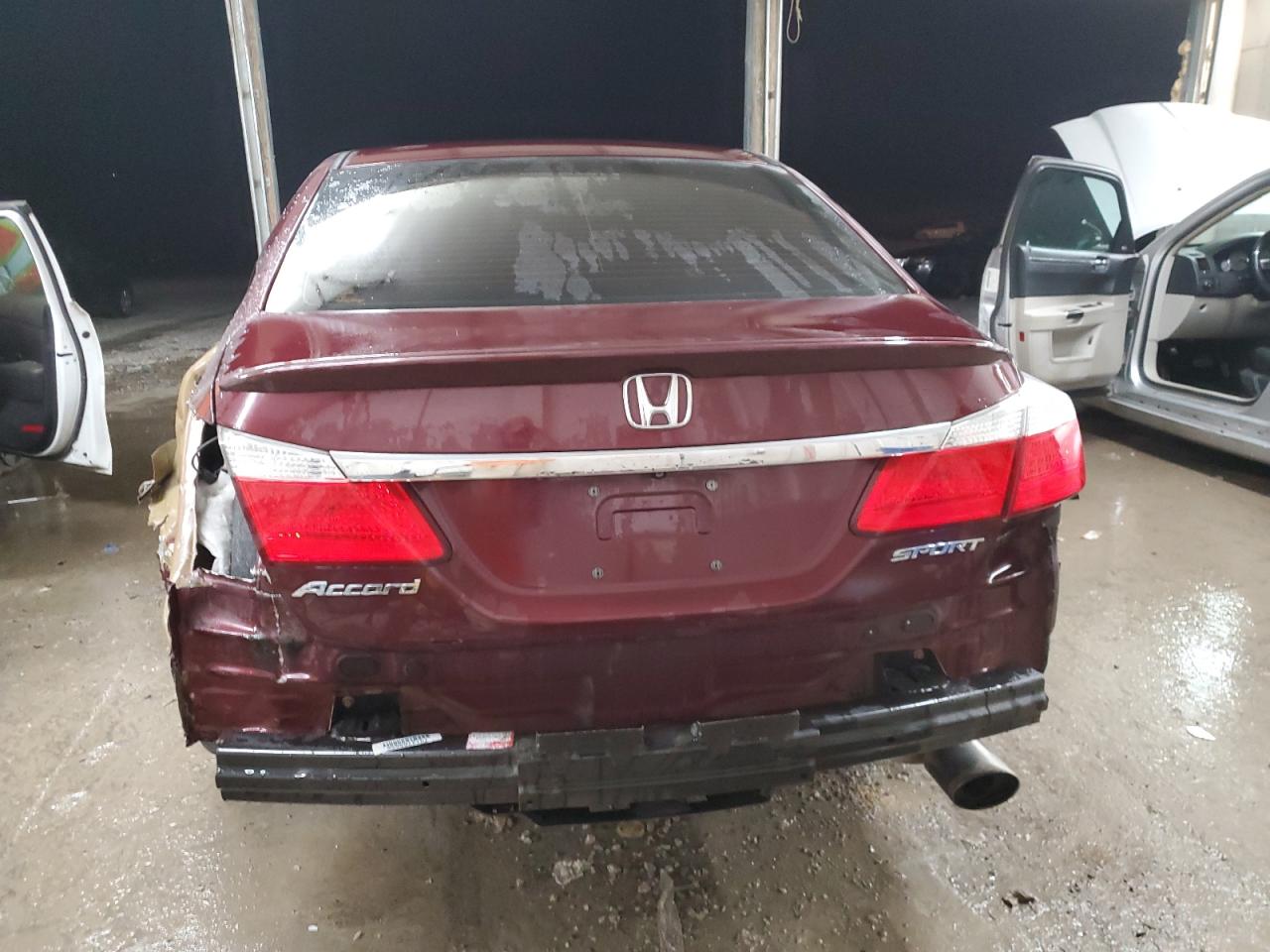 2015 Honda Accord VIN 1HGCR2F51FA191028 Copart auction photo, rear end / side damage thumbnail 6
