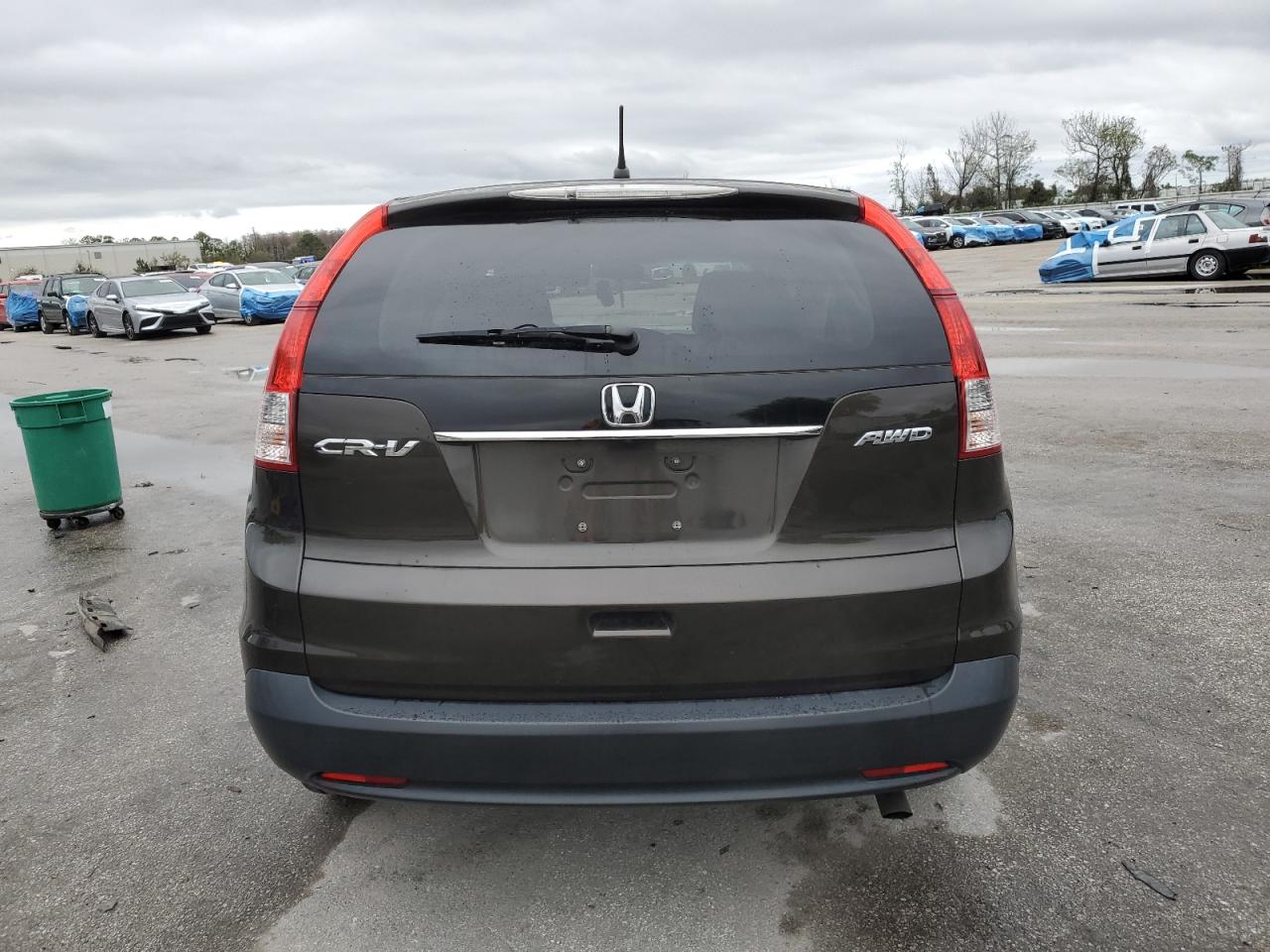 2013 Honda CR-V VIN 5J6RM4H53DL039103 Copart auction photo, front end / side damage thumbnail 6