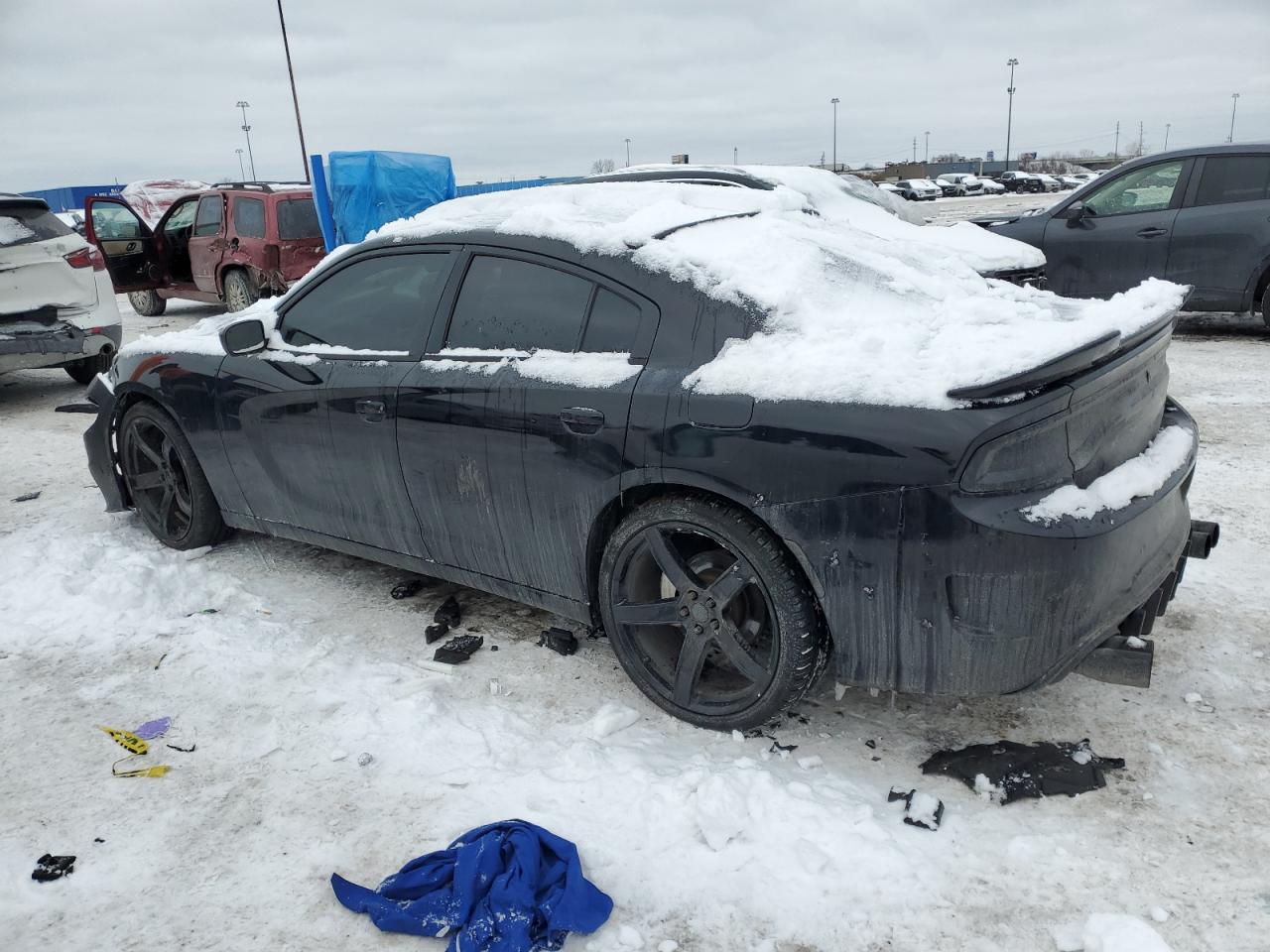 2015 Dodge Charger VIN 2C3CDXHG1FH819636 Copart auction photo, front end damage thumbnail 2
