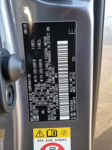 2019 Lexus NX VIN JTJYARBZ9K2128922 Copart auction photo, front end damage thumbnail 13