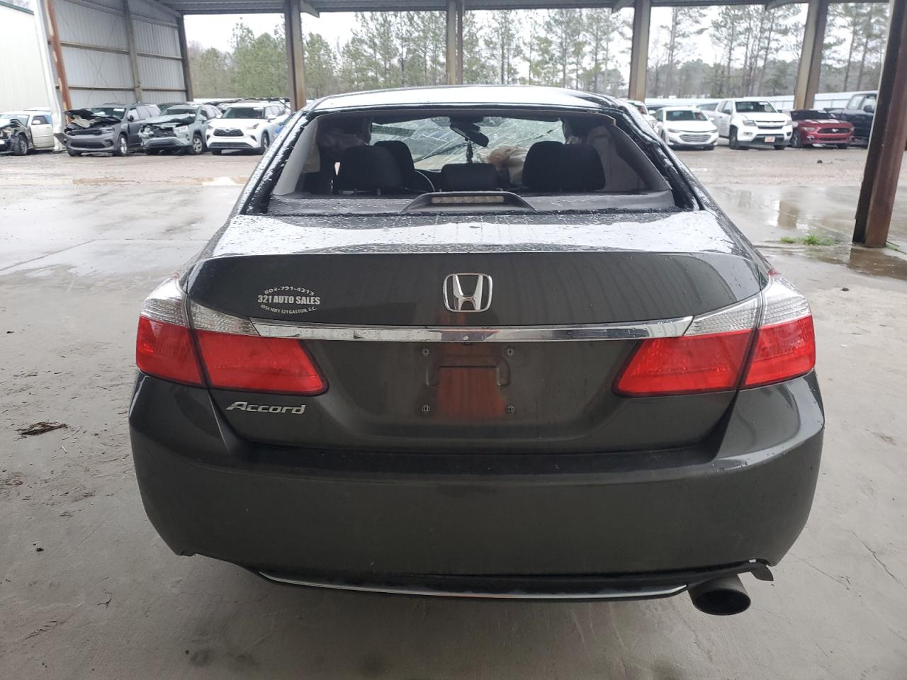 2014 Honda Accord VIN 1HGCR2F36EA296192 Copart auction photo, all over damage thumbnail 6