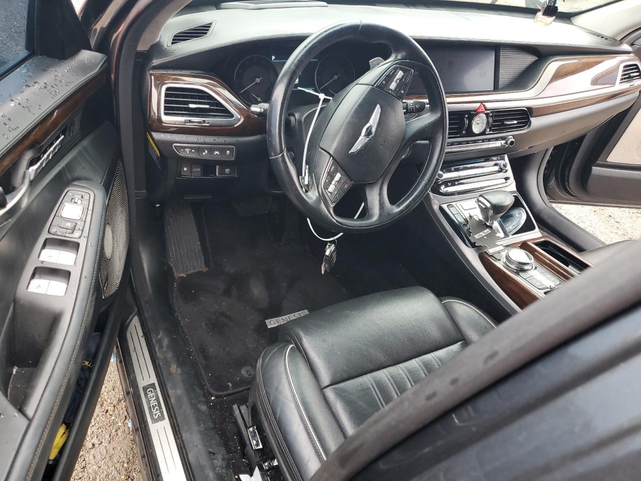 2019 Genesis G90 VIN KMTF54JHXKU054443 Copart auction photo, front end damage thumbnail 8