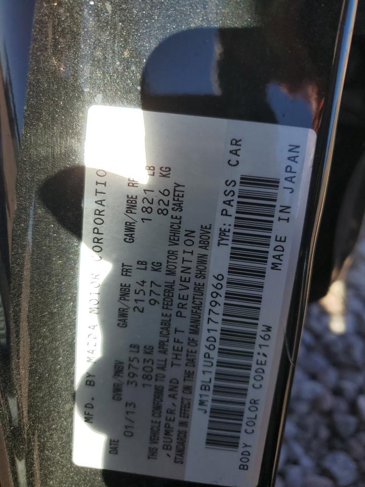 2013 Mazda 3 VIN JM1BL1UP6D1779966 Copart auction photo, all over damage thumbnail 12