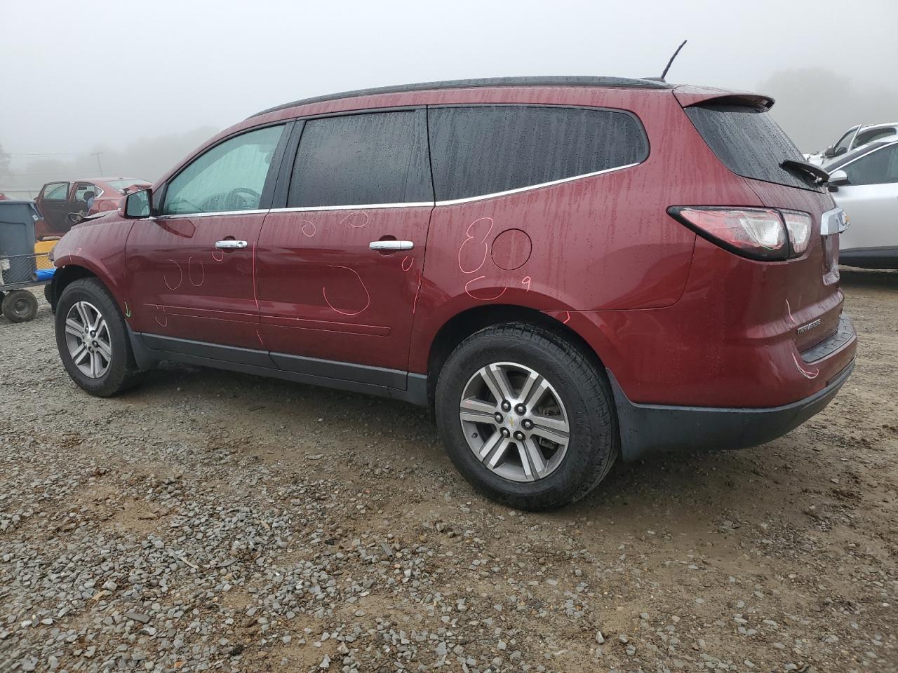 2017 Chevrolet Traverse VIN 1GNKRGKD9HJ215655 Copart auction photo, front end / minor dent/scratches damage thumbnail 2