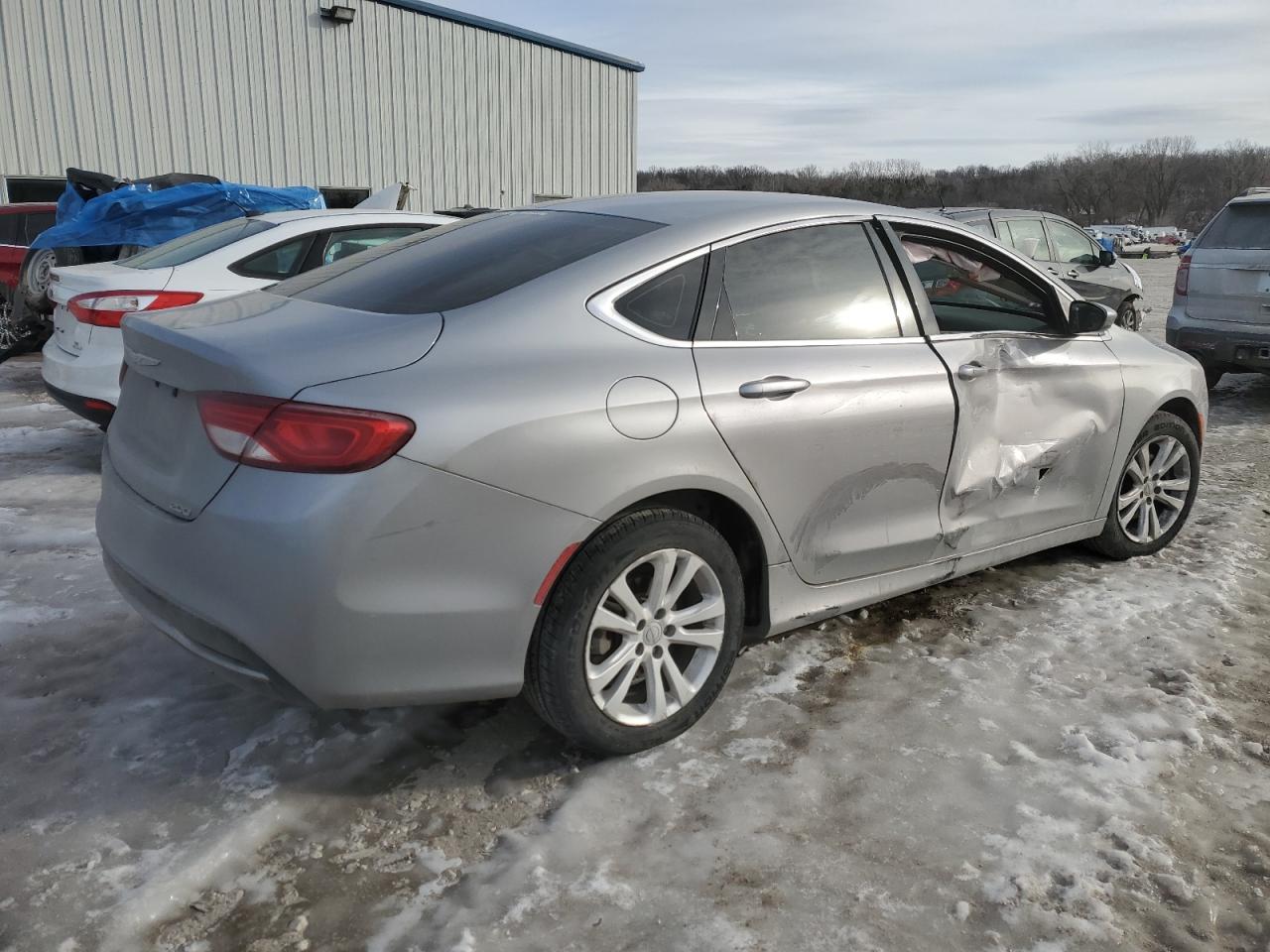 2016 Chrysler 200 VIN 1C3CCCAB4GN187668 Copart auction photo, side damage thumbnail 3