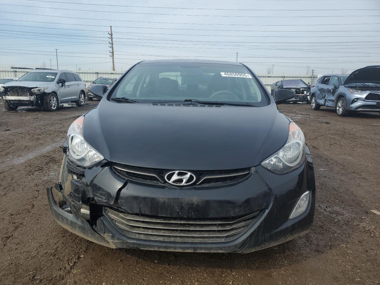2012 Hyundai Elantra VIN 5NPDH4AE3CH144290 Copart auction photo, rear end / front end damage thumbnail 5