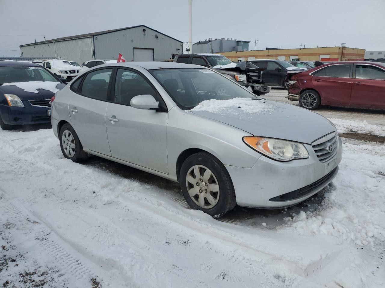 2010 Hyundai Elantra VIN KMHDU4BD5AU849043 Copart auction photo, side damage thumbnail 4