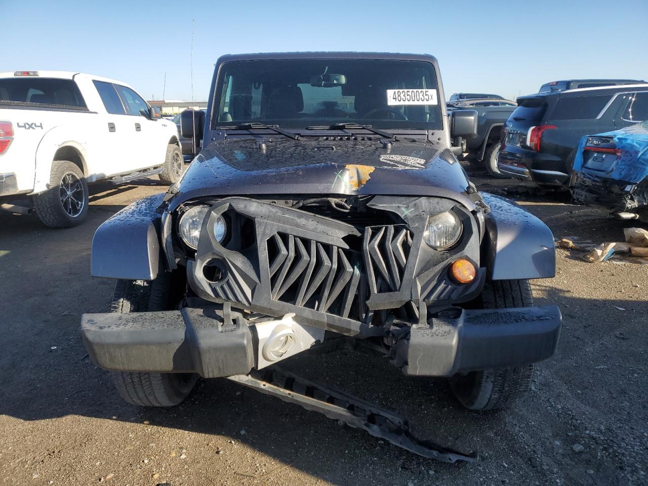 2014 Jeep Wrangler VIN 1C4HJWEG4EL283100 Copart auction photo, front end / minor dent/scratches damage thumbnail 5