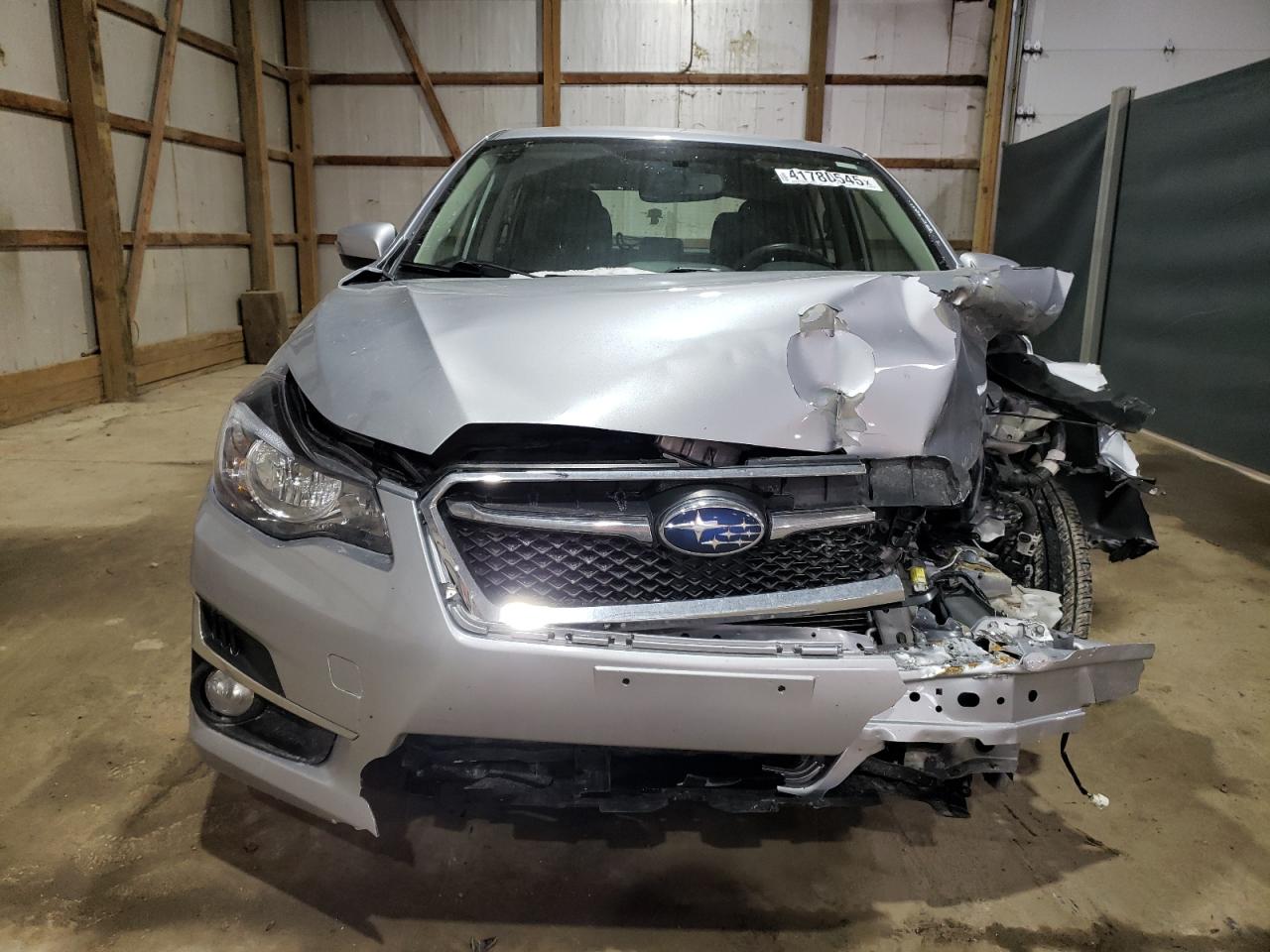 2016 Subaru Impreza VIN JF1GPAK67G8295388 Copart auction photo, front end / undercarriage damage thumbnail 5