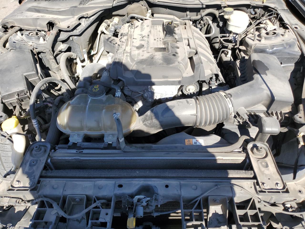 2015 Ford Mustang VIN 1FA6P8TH2F5348437 Copart auction photo, front end / side damage thumbnail 11