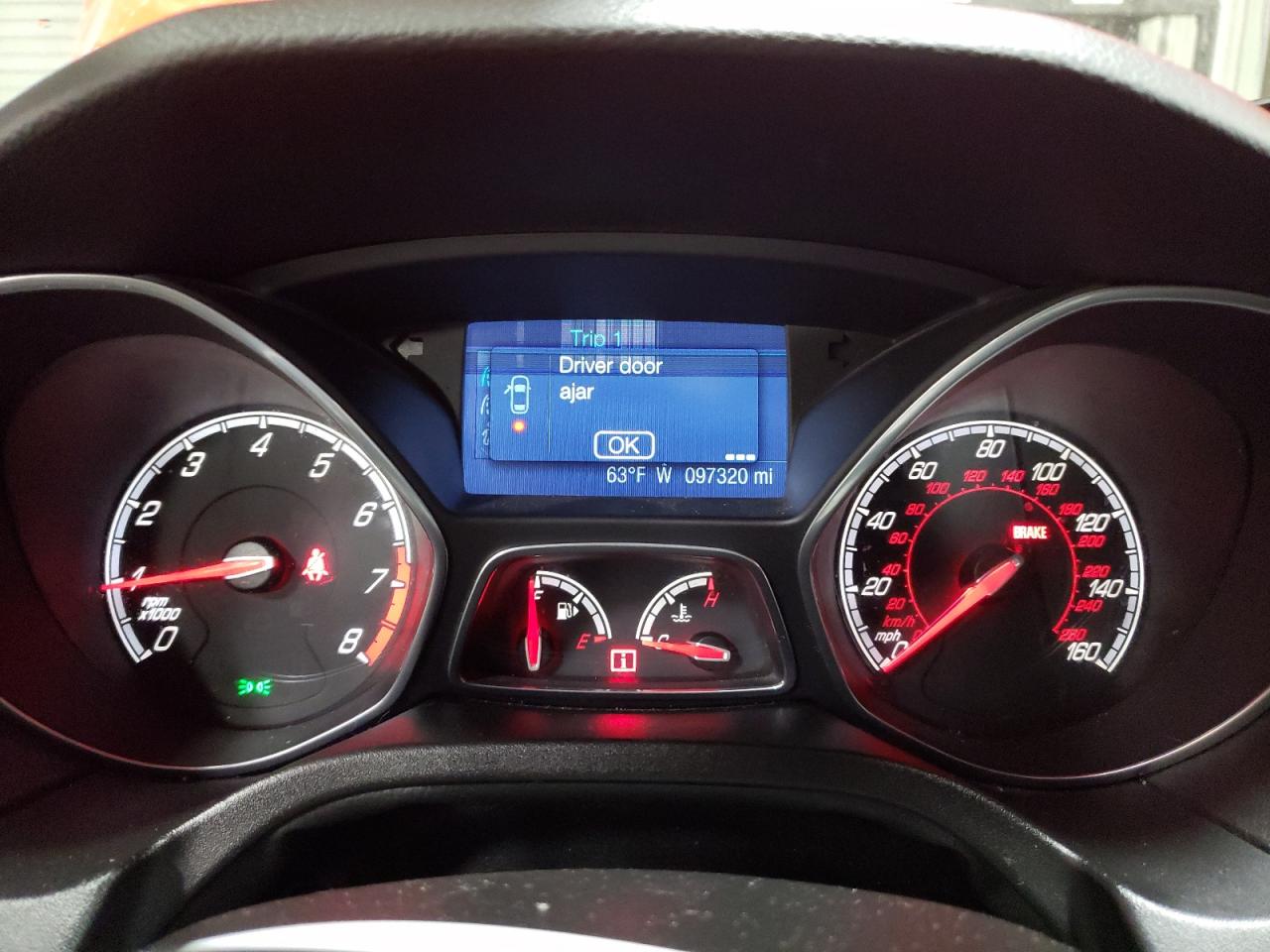 2013 Ford Focus VIN 1FADP3L9XDL251580 Copart auction photo, front end damage thumbnail 9