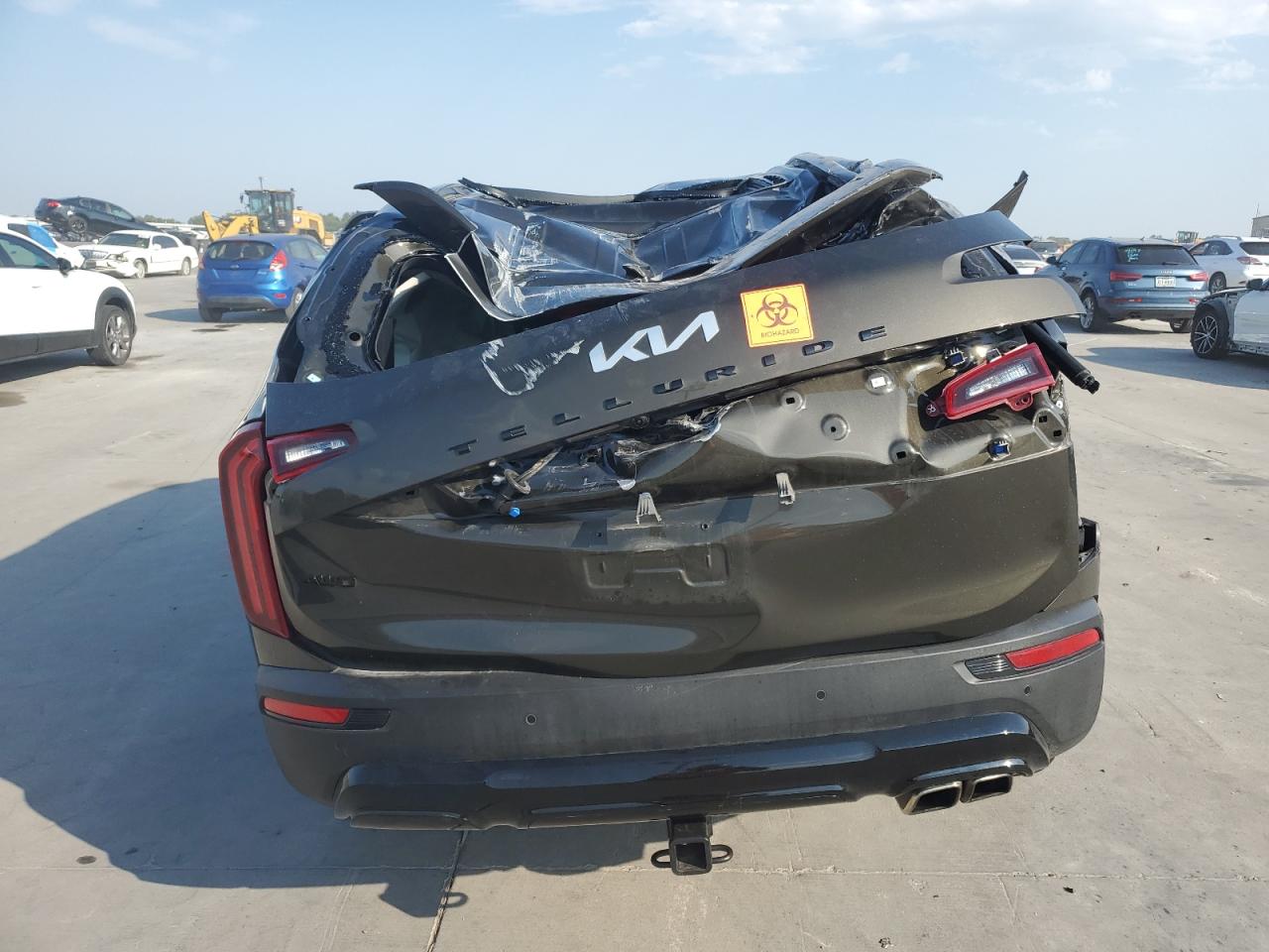 2022 KIA Telluride VIN 5XYP5DHC8NG287868 Copart auction photo, all over / rollover damage thumbnail 6