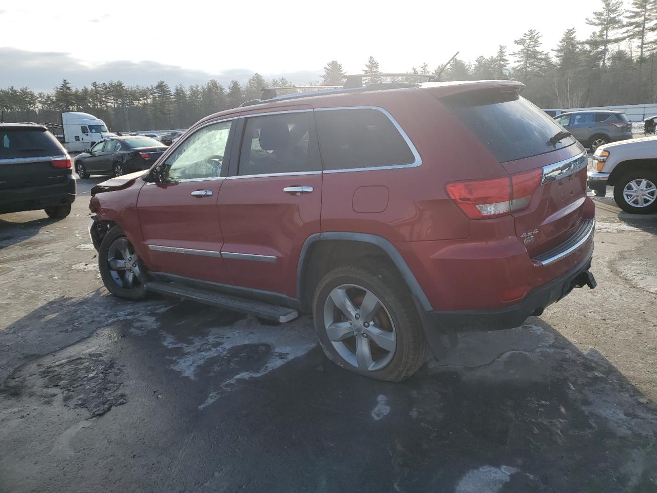 2011 Jeep Grand Cherokee VIN 1J4RR6GT5BC543856 Copart auction photo, front end damage thumbnail 2