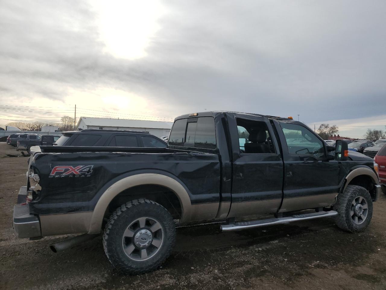 2012 Ford F250 VIN 1FT7W2B64CEB48833 Copart auction photo, all over damage thumbnail 3