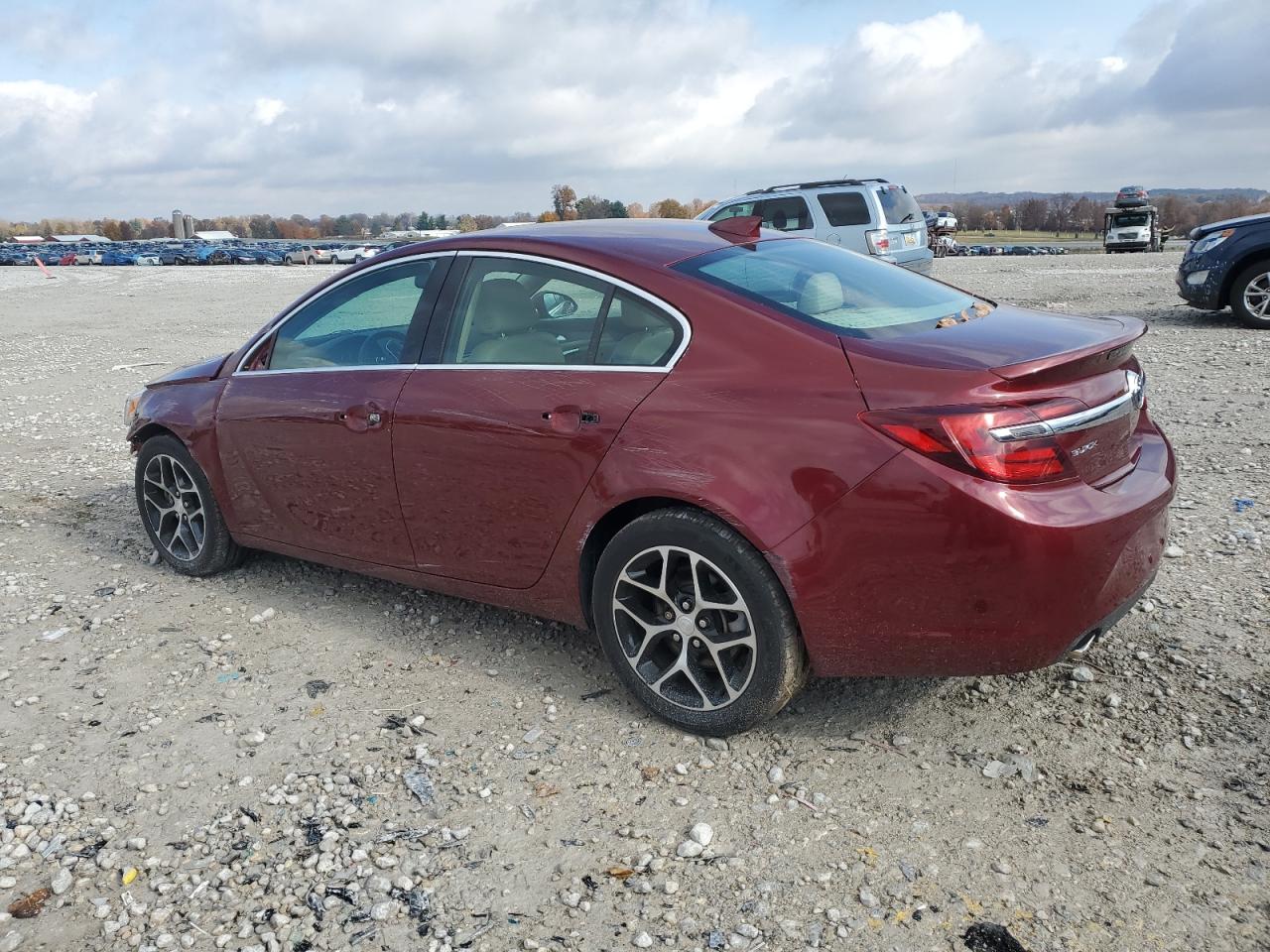 2017 Buick Regal VIN 2G4GL5EX8H9137273 Copart auction photo, front end / side damage thumbnail 2
