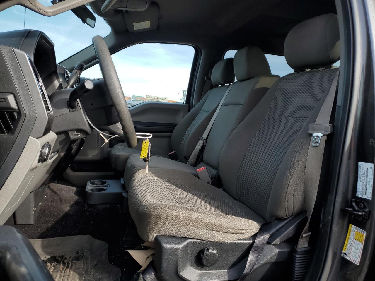 2017 Ford F-150 VIN 1FTEW1EG4HFB90149 Copart auction photo, side / front end damage thumbnail 7