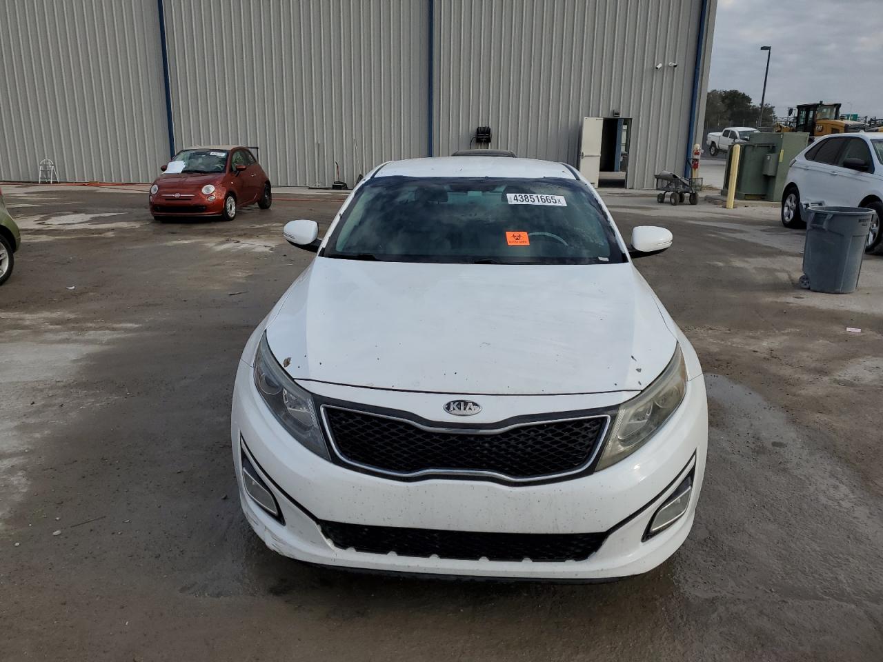 2014 KIA Optima VIN 5XXGM4A78EG261114 Copart auction photo, vandalism damage thumbnail 5