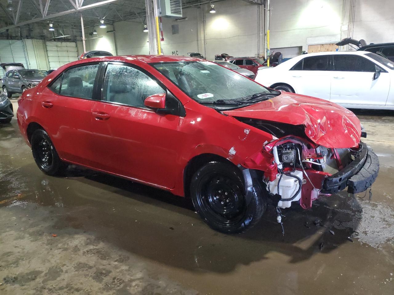 2017 Toyota Corolla VIN 2T1BURHE4HC835926 Copart auction photo, front end damage thumbnail 4