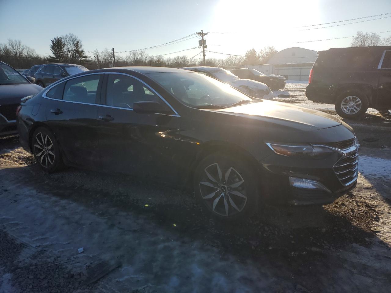 2022 Chevrolet Malibu VIN 1G1ZG5ST9NF210410 Copart auction photo, rear end / side damage thumbnail 4