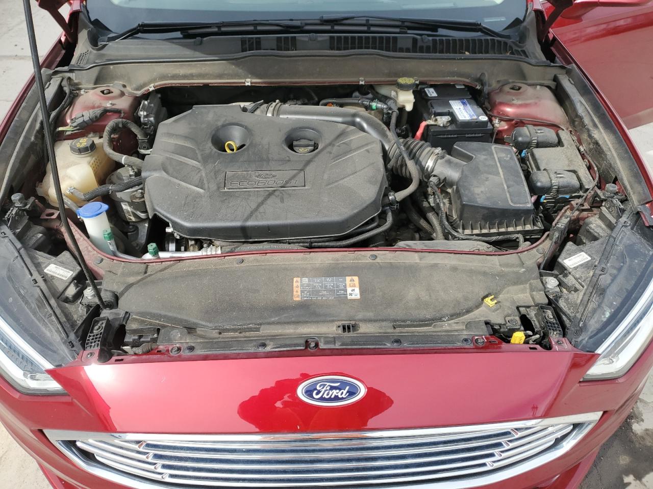 2017 Ford Fusion VIN 3FA6P0D99HR305836 Copart auction photo, rear end damage thumbnail 11