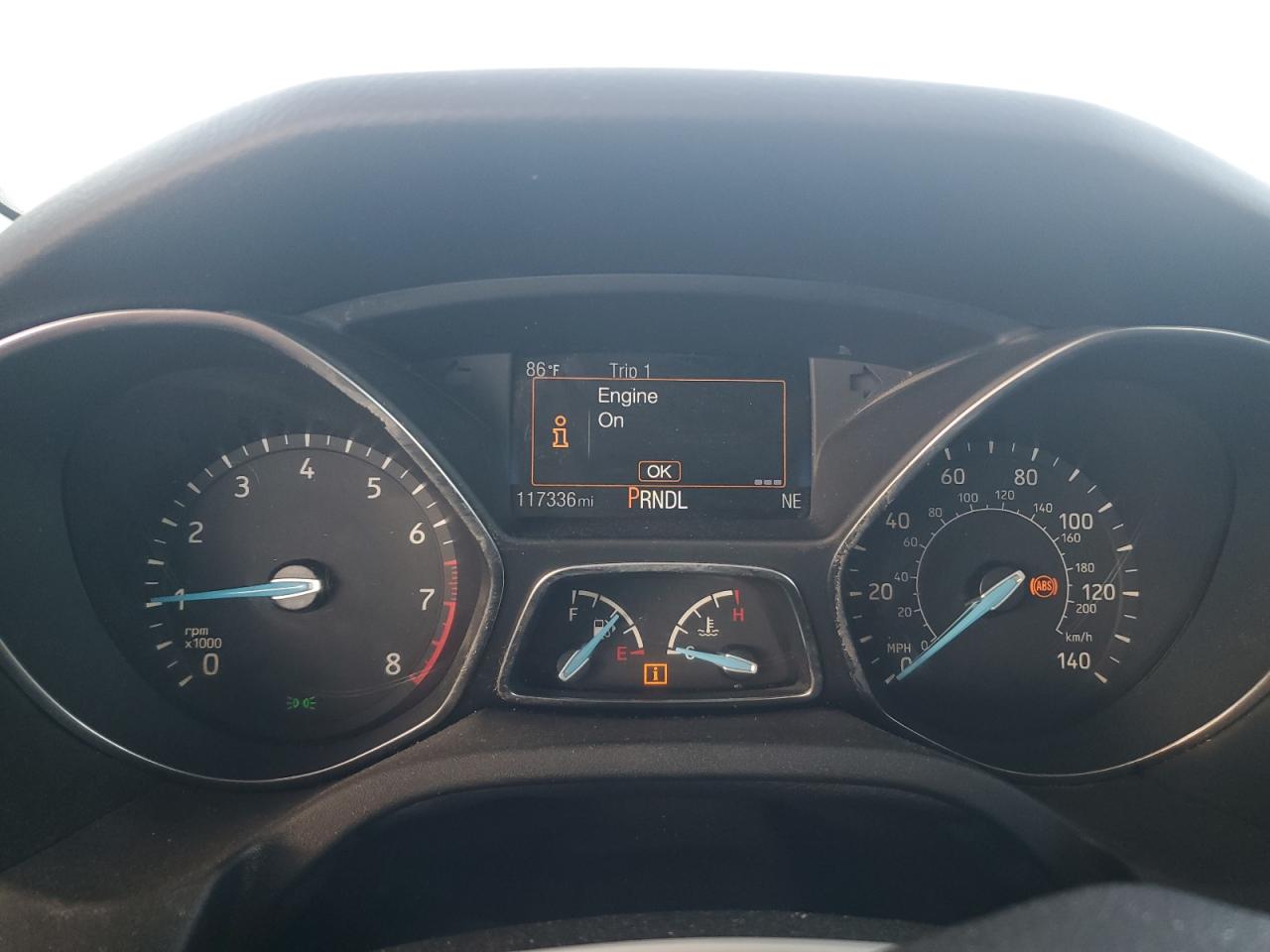2016 Ford Focus VIN 1FADP3F20GL292075 Copart auction photo, front end damage thumbnail 9