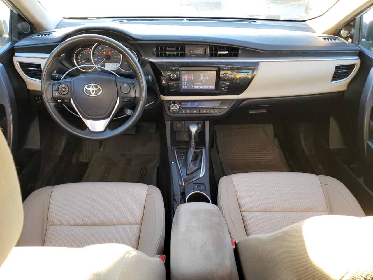 2015 Toyota Corolla VIN 5YFBPRHE7FP261889 Copart auction photo, side / undercarriage damage thumbnail 8