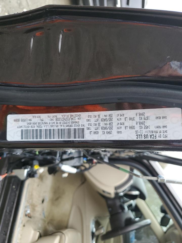 2017 Jeep Grand Cherokee VIN 1C4RJFCG7HC713326 Copart auction photo, front end / minor dent/scratches damage thumbnail 13
