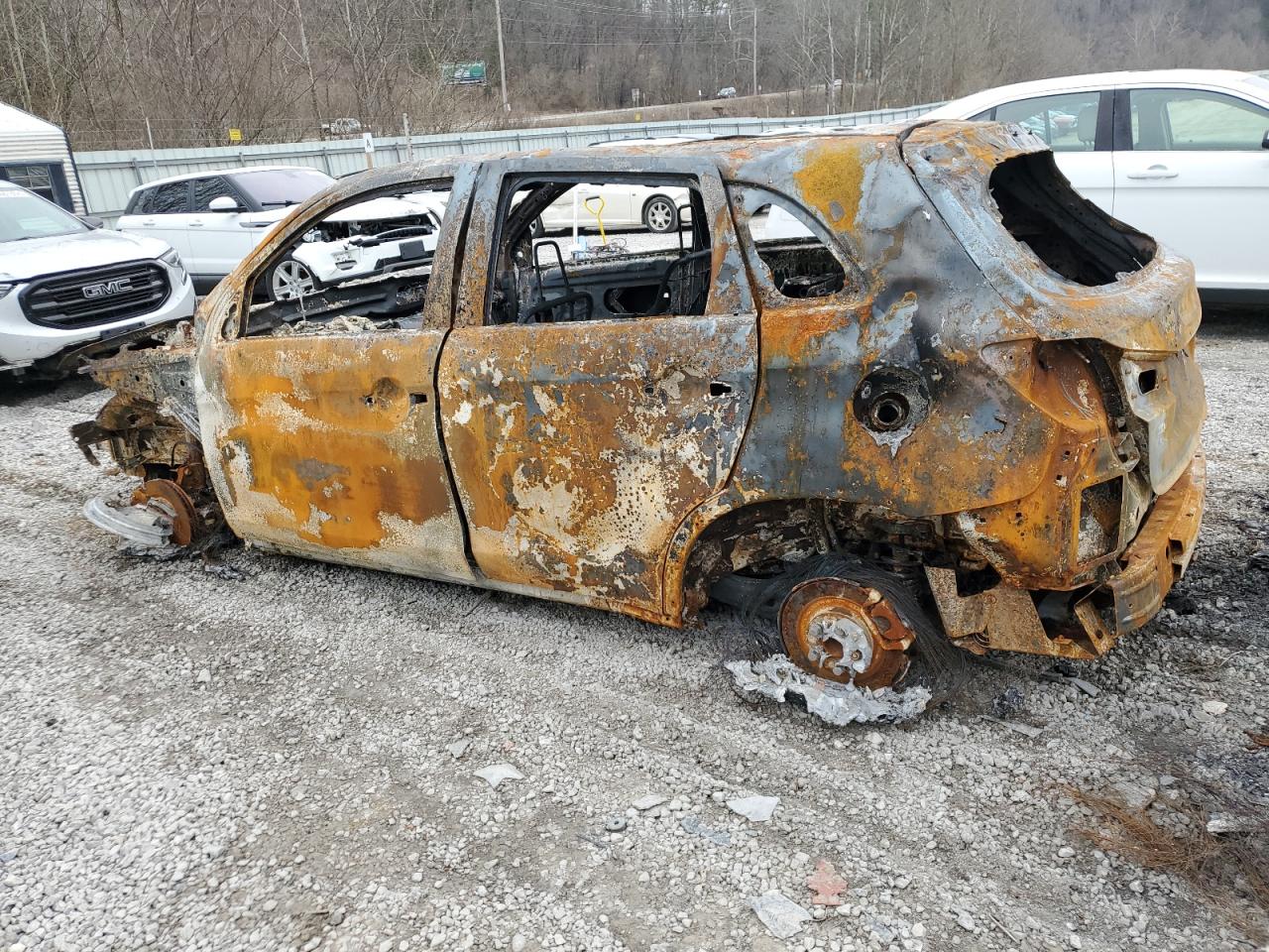 2019 Mitsubishi Outlander VIN JA4AP3AU9KU016092 Copart auction photo, burn damage thumbnail 2
