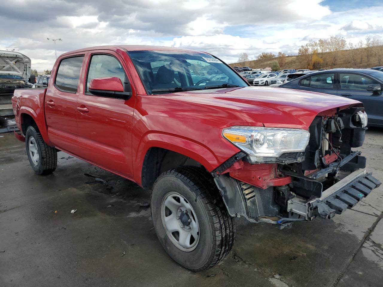 2021 Toyota Tacoma VIN 3TMCZ5AN2MM418041 Copart auction photo, rear end / front end damage thumbnail 4