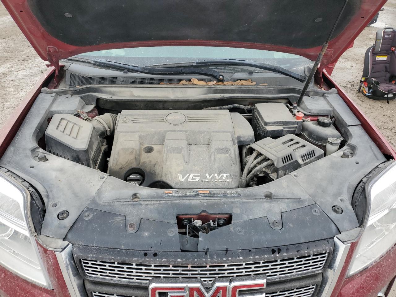2015 GMC Terrain VIN 2GKFLYE32F6386766 Copart auction photo, side / front end damage thumbnail 12