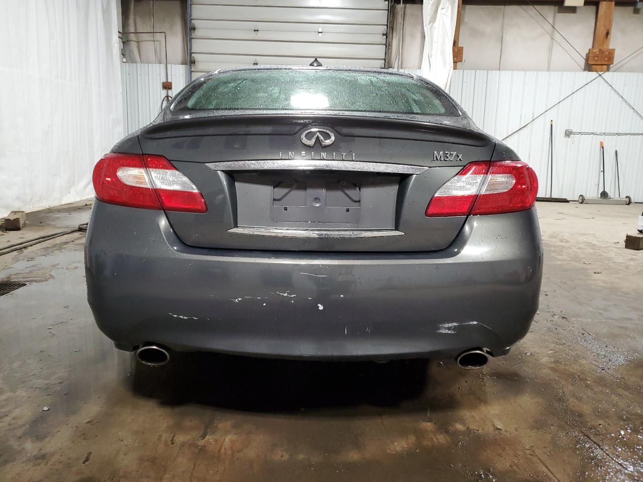 2012 Infiniti M VIN JN1BY1AR2CM395528 Copart auction photo, front end / side damage thumbnail 6