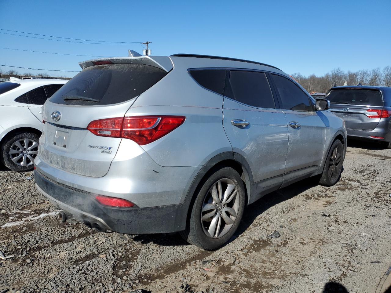 2013 Hyundai Santa Fe VIN 5XYZUDLA4DG085089 Copart auction photo, normal wear damage thumbnail 3