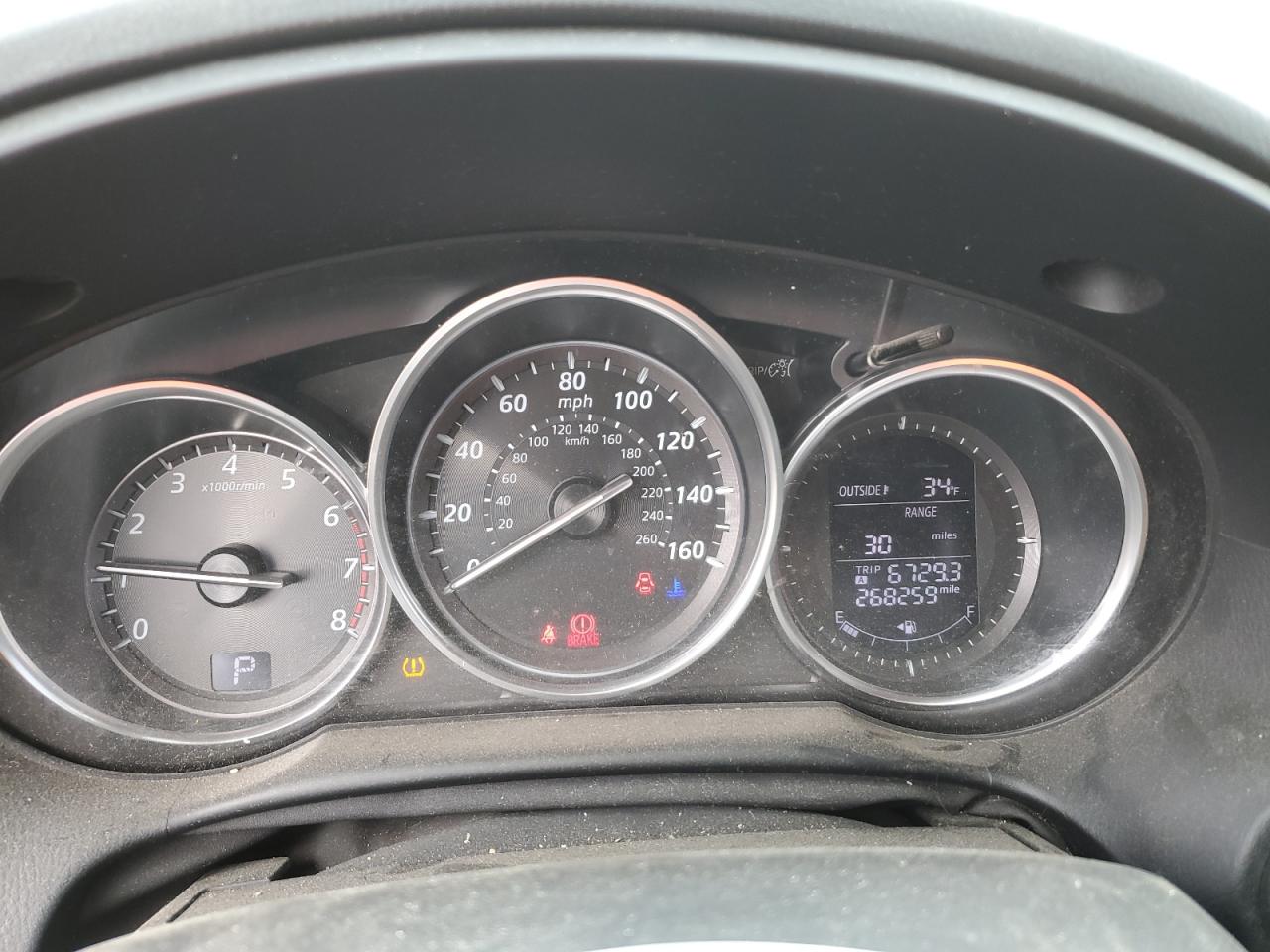 2014 Mazda CX-5 VIN JM3KE4DY7E0354761 Copart auction photo, hail damage thumbnail 9