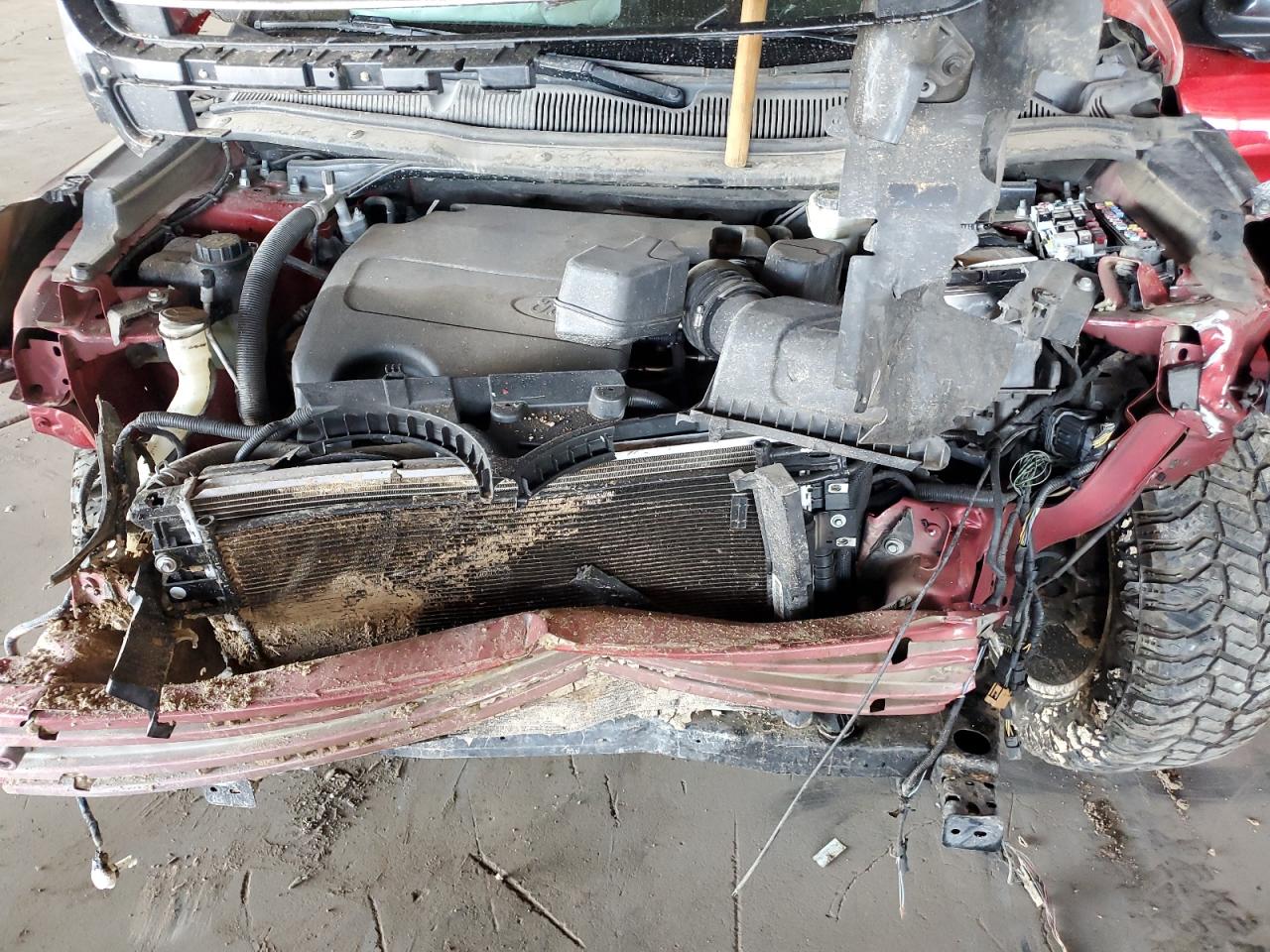 2017 Ford Explorer VIN 1FM5K8B87HGA70172 Copart auction photo, front end / side damage thumbnail 11