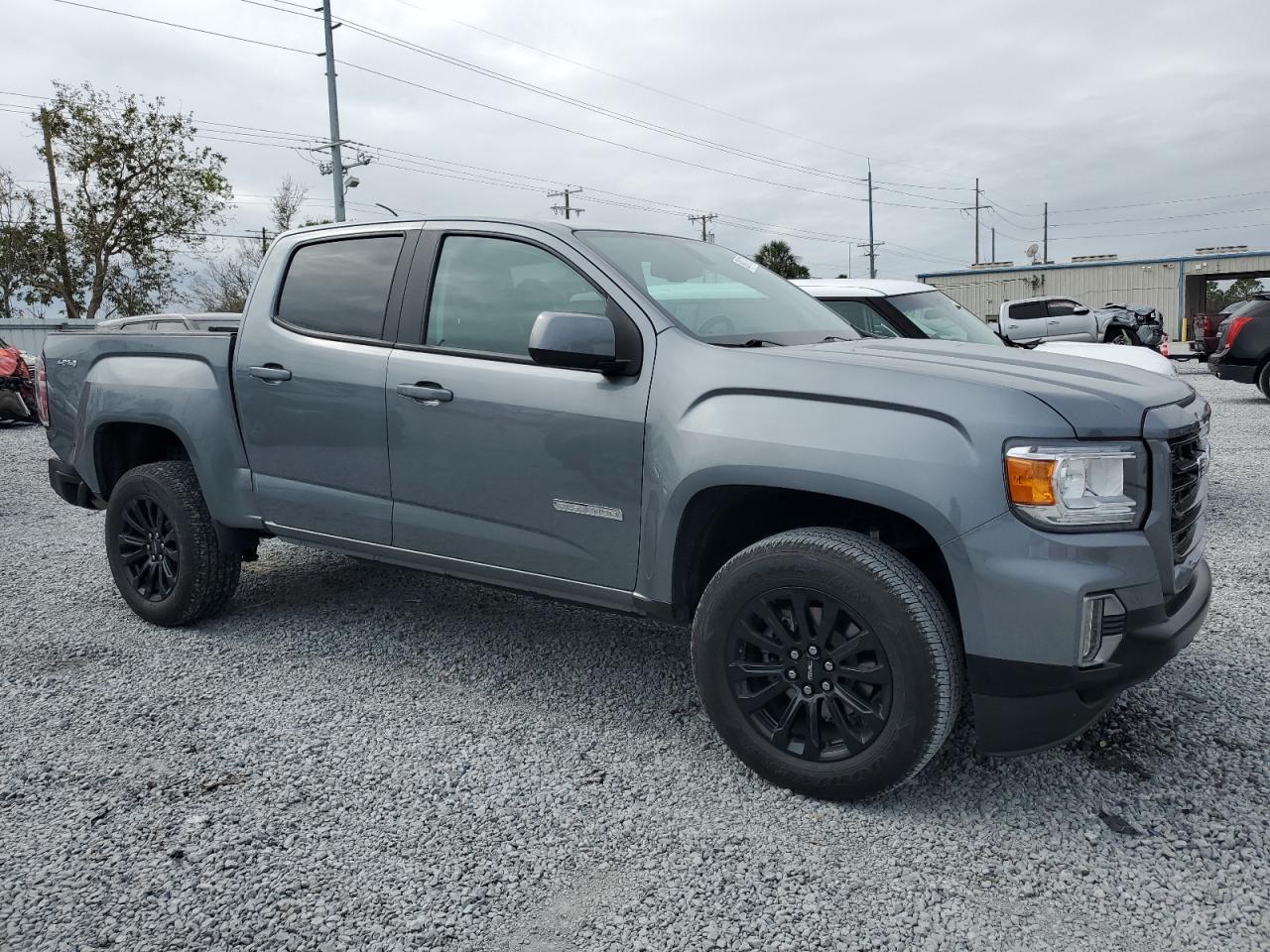 2022 GMC Canyon VIN 1GTG6CEN8N1235959 Copart auction photo, rear end / side damage thumbnail 4