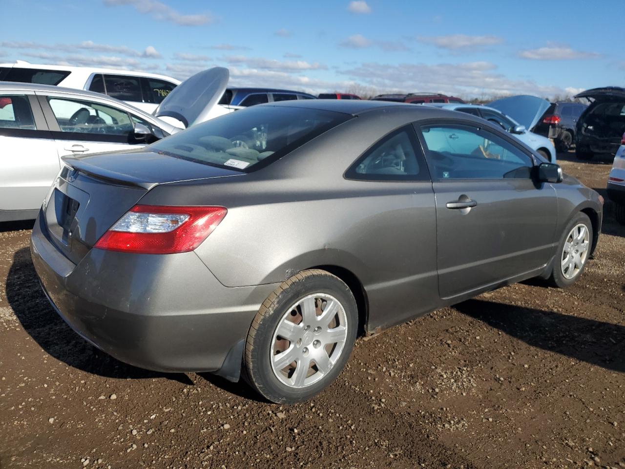 2008 Honda Civic VIN 2HGFG11698H510628 Copart auction photo, mechanical damage thumbnail 3