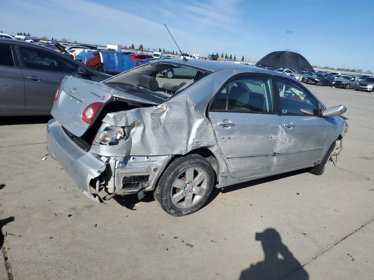 2007 Toyota Corolla VIN 1NXBR30E47Z852880 Copart auction photo, all over damage thumbnail 3
