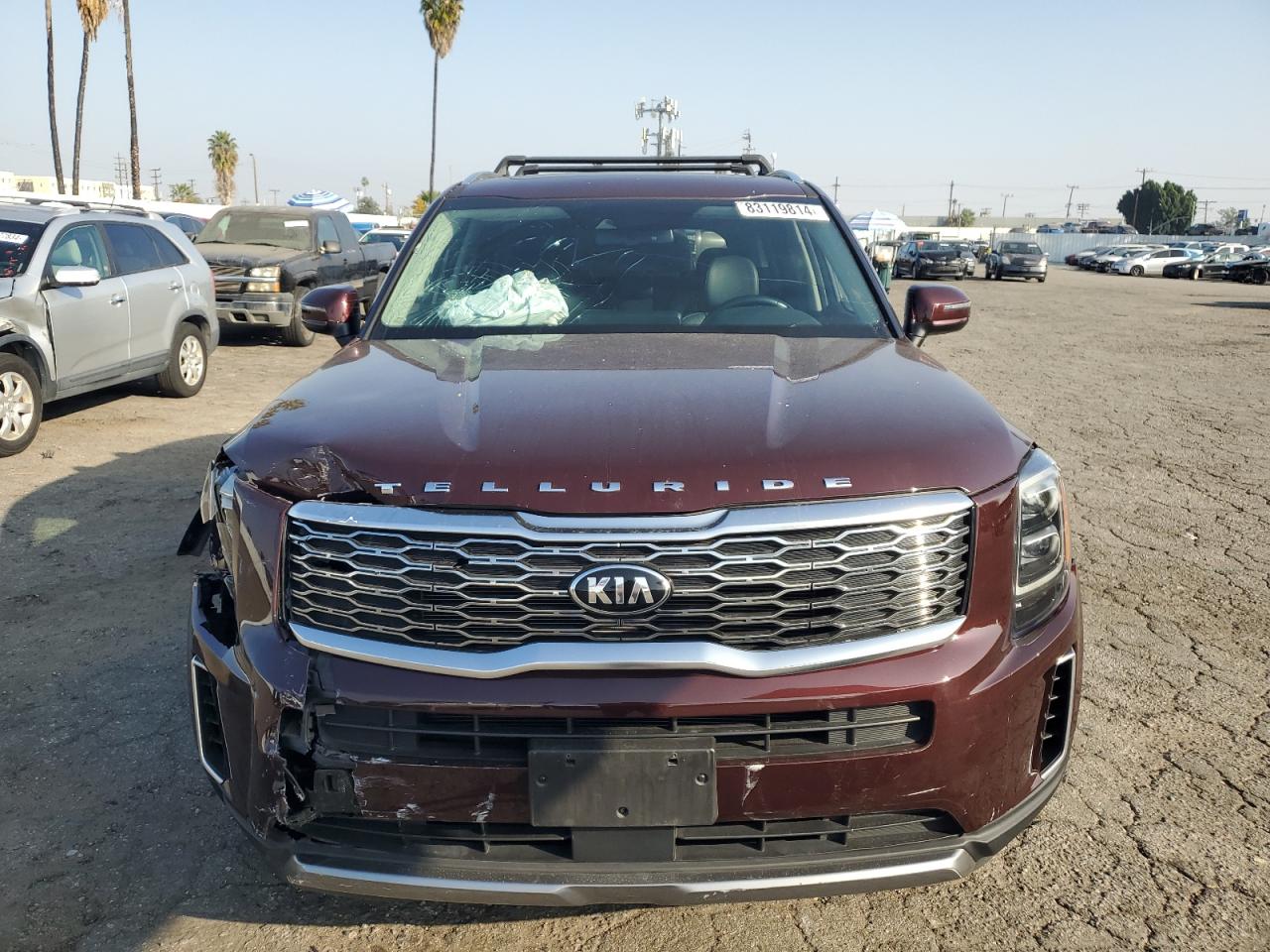 2021 KIA Telluride VIN 5XYP34HC7MG179097 Copart auction photo, front end damage thumbnail 5