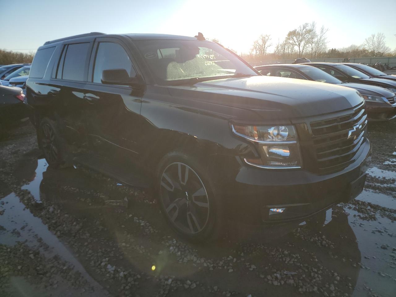 2019 Chevrolet Tahoe VIN 1GNSKCKJ7KR104341 Copart auction photo, side damage thumbnail 4