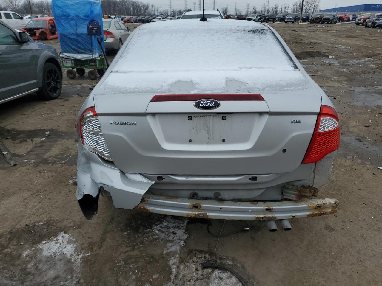 2010 Ford Fusion VIN 3FAHP0HA5AR416211 Copart auction photo, front end / rear end damage thumbnail 6