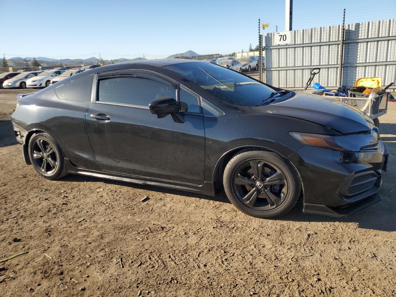 2015 Honda Civic VIN 2HGFG3B80FH525284 Copart auction photo, rear end damage thumbnail 4