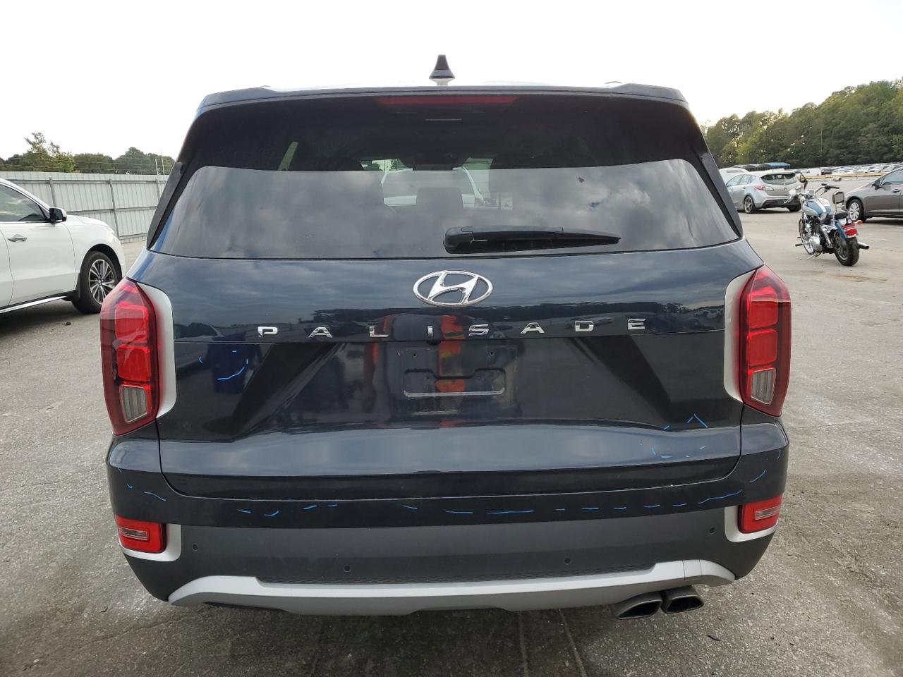 2022 Hyundai Palisade VIN KM8R4DHE4NU427373 Copart auction photo, side / undercarriage damage thumbnail 6