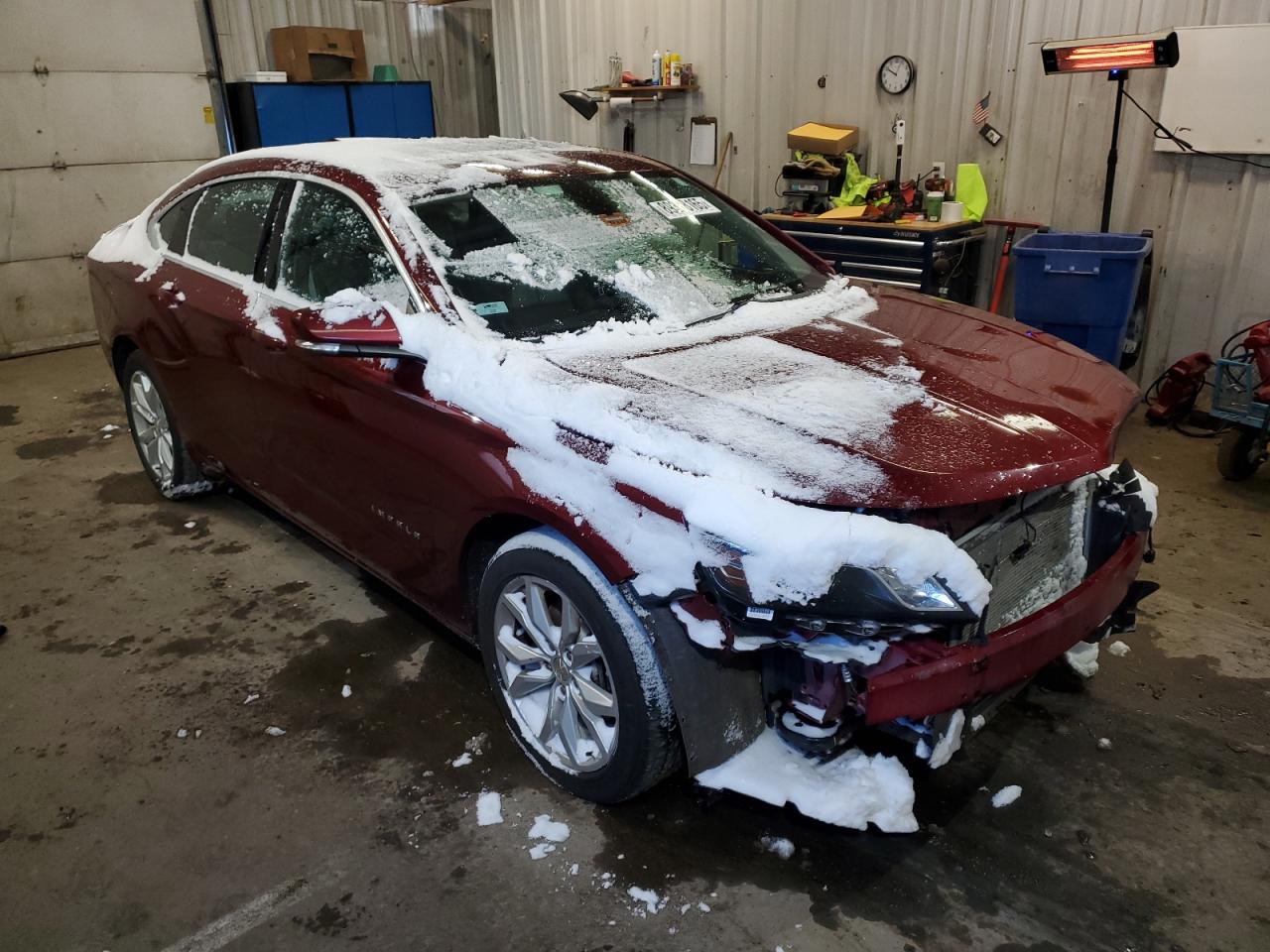 2017 Chevrolet Impala VIN 2G1105S33H9147058 Copart auction photo, front end / minor dent/scratches damage thumbnail 4