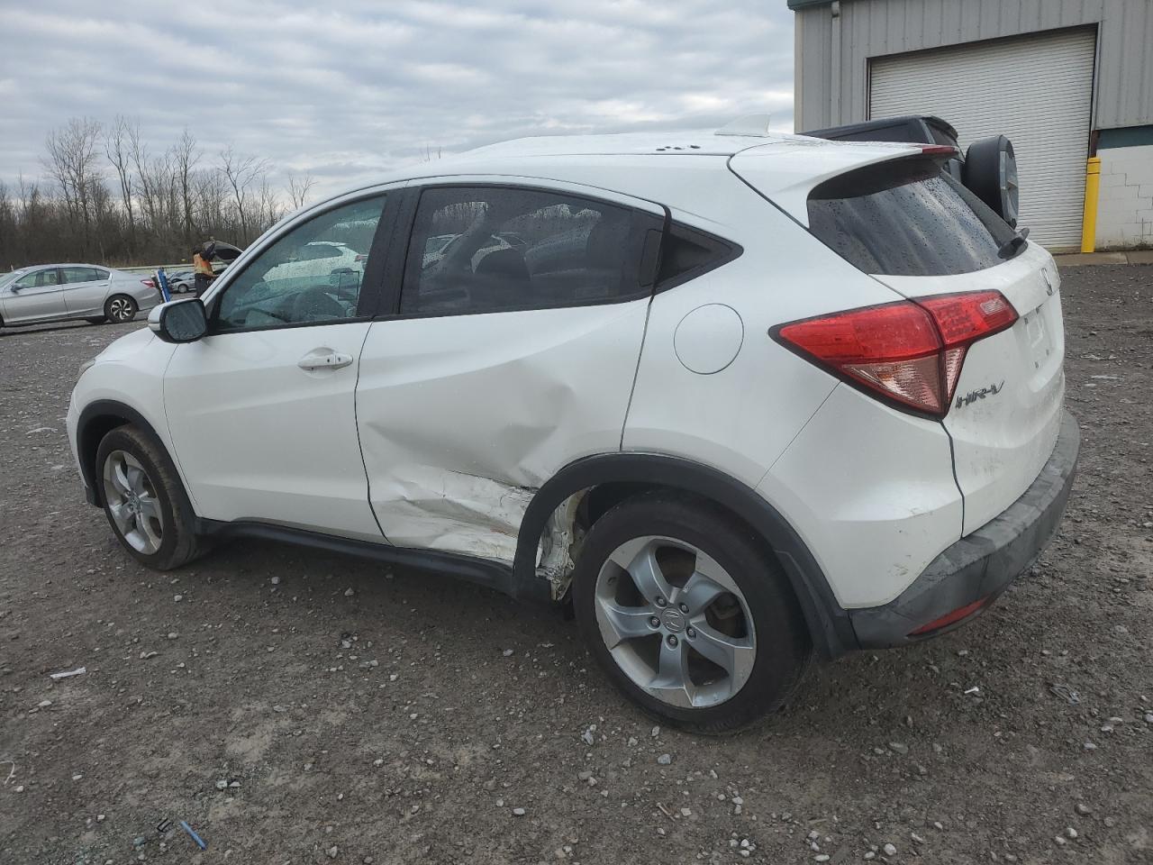 2016 Honda HR-V VIN 3CZRU5H58GM716638 Copart auction photo, rollover damage thumbnail 2