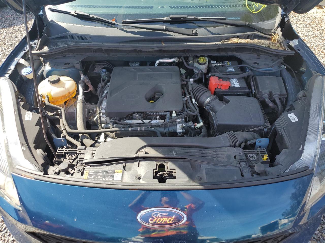 2020 Ford Escape VIN 1FMCU0F69LUB47181 Copart auction photo, water/flood / front end damage thumbnail 12