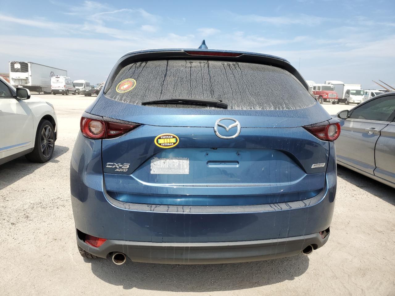 2018 Mazda CX-5 VIN JM3KFBBM9J0315682 Copart auction photo, water/flood / front end damage thumbnail 6