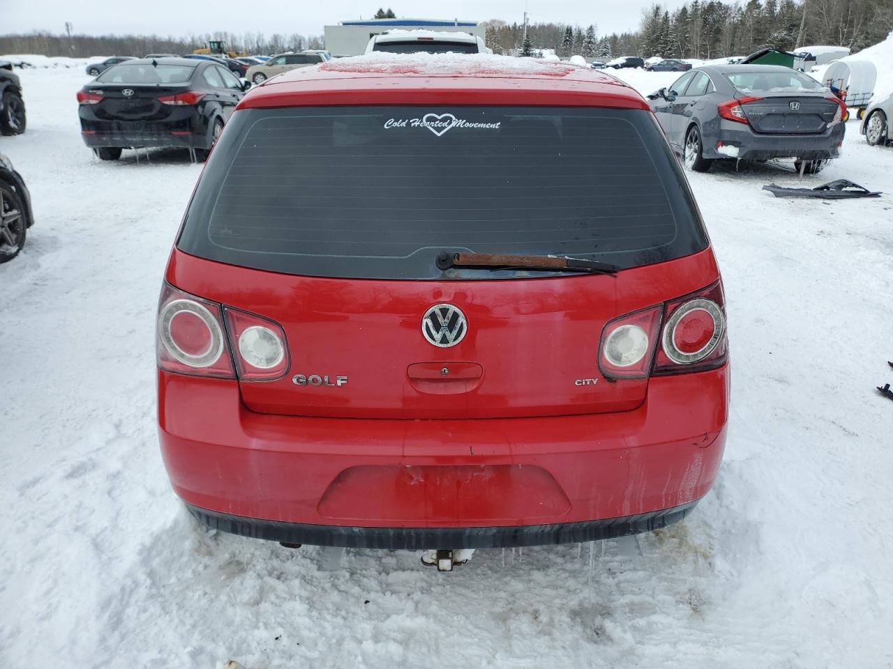 2009 Volkswagen Golf VIN 9BWEL41J994016236 Copart auction photo, front end / minor dent/scratches damage thumbnail 6
